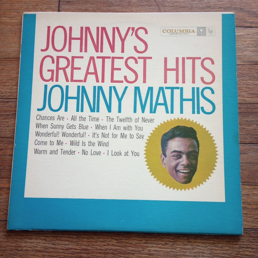 Johnny Mathis Greatest Hits Vinyl Record